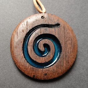 COLGANTE MADERA ESPIRAL